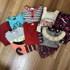 女の子用カジュアル服10点セット 120cm