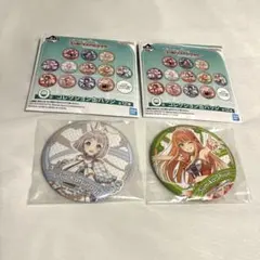 学園アイドルマスター　葛城リーリヤ　紫雲清夏　一番くじ　O賞　缶バッジ