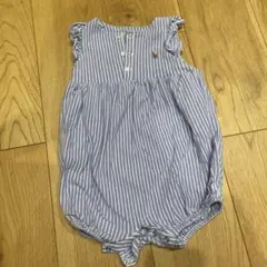 Ralph Lauren ストライプロンパース 3M