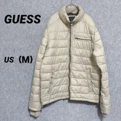 輸入古着【GUESS 】ベージュ ダウンジャケット　　US Ｍsizeのサムネイル