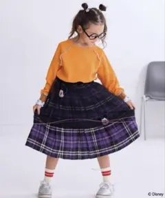 【さんた様専用】マーキーズ　ミッキーマウス　ワッペンチュールスカート