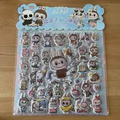 ①ラブブ♡ぷっくり立体シール
