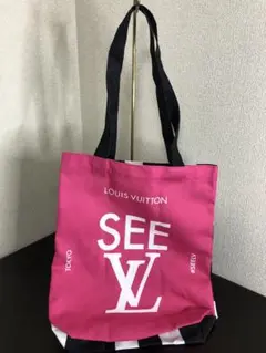 新品　非売品 SEE LV ルイヴィトン 来場者限定　トートバッグ　seelv 新品 非売品 来場者のみ ノベルティ SEE LV ルイヴィトン トートバッグ