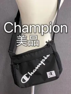 Champion チャンピオン　ショルダーバッグ　黒　ブラック　美品