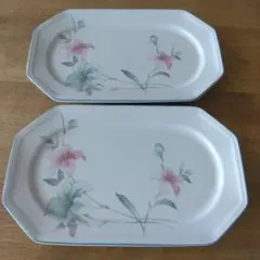 日本製 ミカサ フレンチリリー プレート