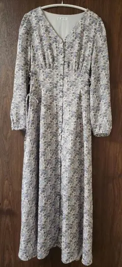 WILLSELECTION フラワープリント ロングワンピース S