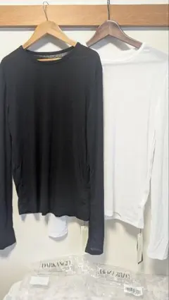 新品　タグ付　2点セット　ダークエンジェル　シアーロングT　Ｌクルーネック
