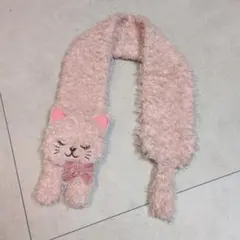 シャーリーテンプル　マフラー　猫　M モコモコ