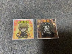 鬼滅の刃 ビックリマンチョコシール 善逸 獪岳セット