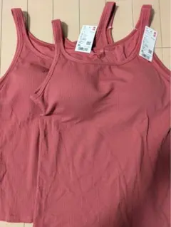 ユニクロ　エアリズムコットンリブブラタンクトップ　XL2枚