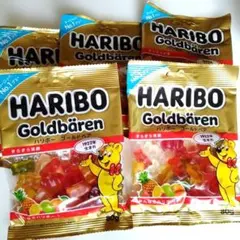 HARIBO ハリボー ゴールドベア 80g 5袋セット まとめ売りのサムネイル