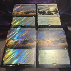 【まとめ買い200値引】【4枚】サングラスの大草原 サージFOIL 3 梢の眺望