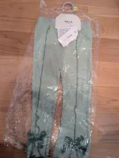 しまむら　RELA. ミントグリーン アナ　リボンつき　ボトムス　100サイズ