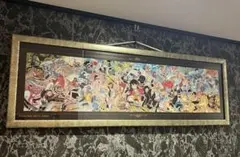 ワンピース　大海賊百景　一番くじ　ラストワン賞　特注額縁（フレーム）付