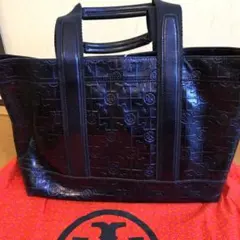 美品　トリーバーチ 本革レザー型押しトート　最終価格