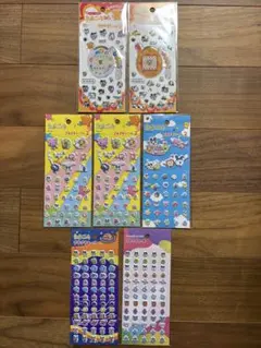 たまごっちきらきらシール3 プチプチシール2 7枚セット