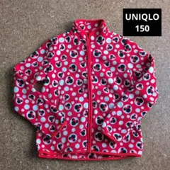 UNIQLO DISNEY ミニー フリースジップアップ パーカー 150