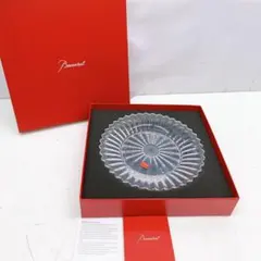 6ADM048 Baccarat クリスタル プレート 皿 【未使用に近い】のサムネイル