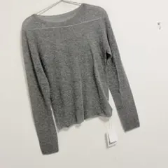 リヴドロワ 【ニュアンスをプラス】カシミヤ混ウールシアークルーニット35のサムネイル