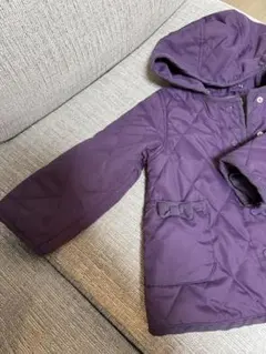 美品お上品Biquette Club 110 パープルダウンコート