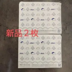 【新品未開封】泉州ガーゼハンドタオル　２枚 ANA　ハンカチ