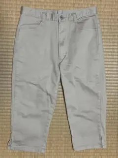 レディースハーフパンツ　Mサイズ　ベージュ　ウエスト61㎝