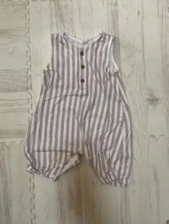UNIQLOストライプ ノースリーブロンパース
