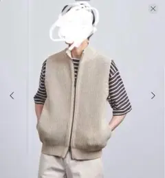 SLOANE アゼ ジップベスト L size ユナイテッドアローズ