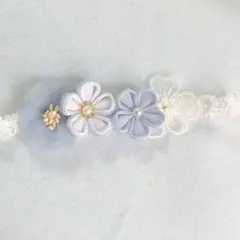 66 髪飾り　ベビー　ヘアバンド　初節句　お食い初め100日祝いひな祭りベビー袴