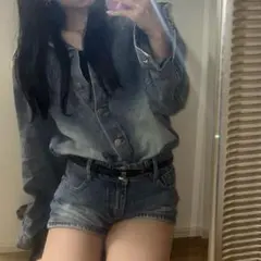 デニム セットアップ