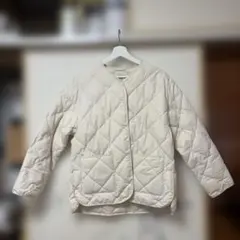 キルティングジャケット アイボリー