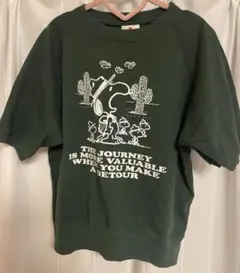 スヌーピー Tシャツ ダークグリーン