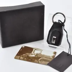 dunhill ダンヒル キーリング サイドカー レザー ブラック 箱付き