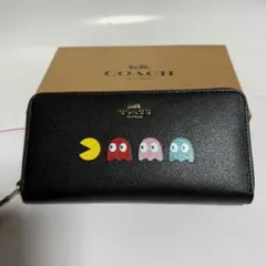 COACH コーチ 長財布 パックマン ブラック F73397