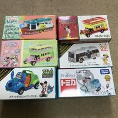 トミカ ディズニーモータース　OMNIBUS クルーザー　スティッチ　オラフ