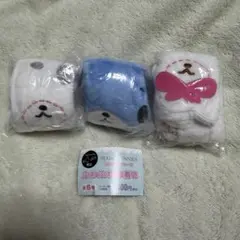 シュガーバニーズ ふわふわ巾着2 しろうさ あおうさ ぶちうさ