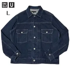 UNIQLO ユニクロ 2nd モデル 濃紺 デニムジャケット ジージャン L