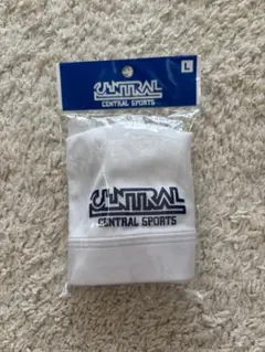 【記名なし】セントラル　水泳帽　スイミングキャップ帽子　白L