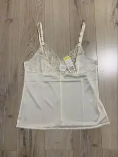 アイボリー レースキャミソール