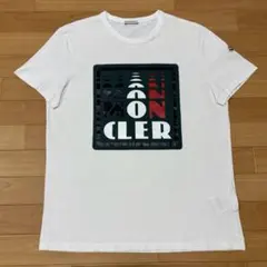 モンクレール　プリントロゴ　Tシャツ　XL ホワイト　国内正規品 5S340