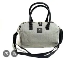 nano ナノユニバ－ス2wayライト グレー ハンドバッグ