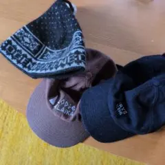 キャップ3点セット　bogen タコマフジ　ダウンオン・ザ・コーナー