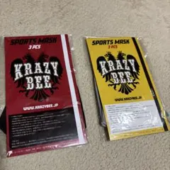 KRAZYBEE マスク　2パック（6枚）　未開封
