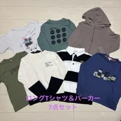 130 男の子　子供服　ロングTシャツ　トップス　まとめ売り