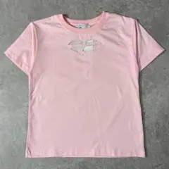 【新品未使用】DURAS デュラス ハート刺繍カットソーTシャツ Mサイズ