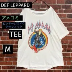 レア メキシコ製【古着】デフレパード バンドTシャツ メンズ2XL - メルカリ