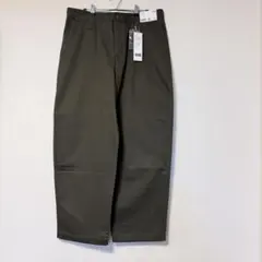 ユニクロ U ワイドフィット チノパン ダークブラウン 新品未使用タグ付き