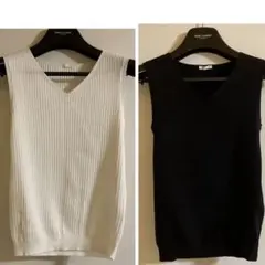 GU ノースリーブ セーター 2枚セット