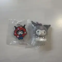 ふわふわフロッキーマスコット　ミャクミャク　クロミ