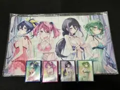 遊戯王 柚子 セレナ リン 瑠璃 スリーブ プレイマット ミッドナイトブルー